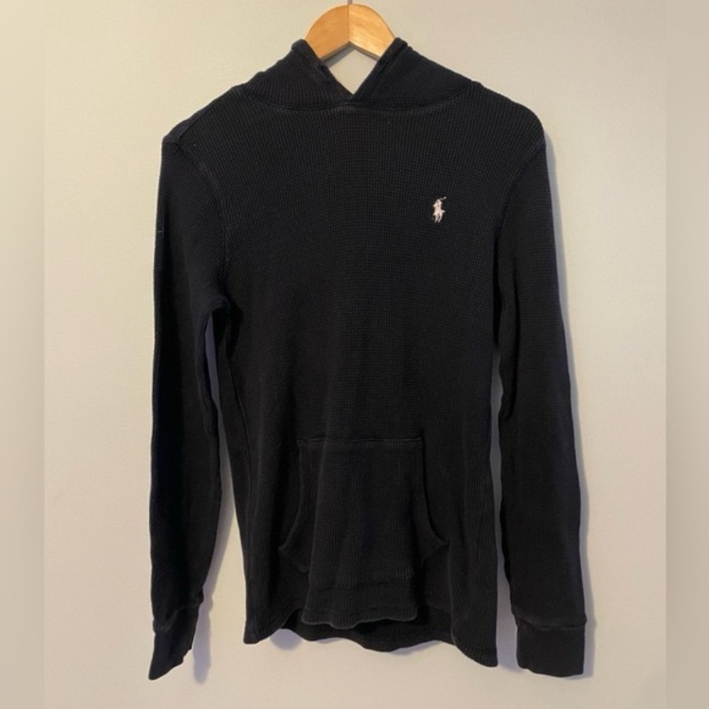 Polo Ralph Lauren Waffle Knit Hoodie Small